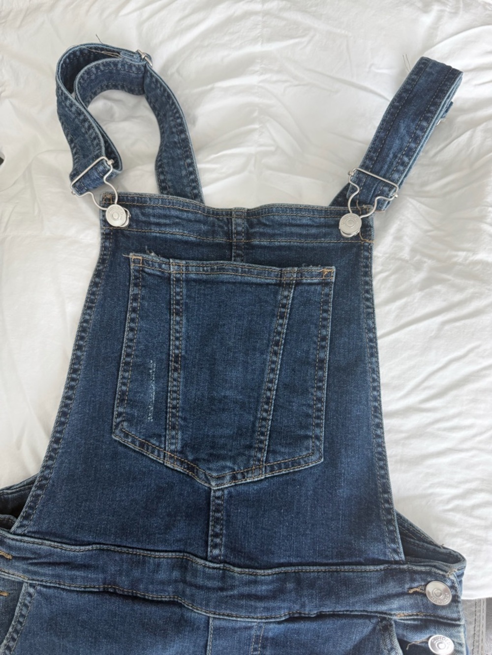 H&M Divided Women’s Dark Blue Denim Overalls